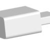 8x7 Pro-Part Chromed Brass Corner Xlight