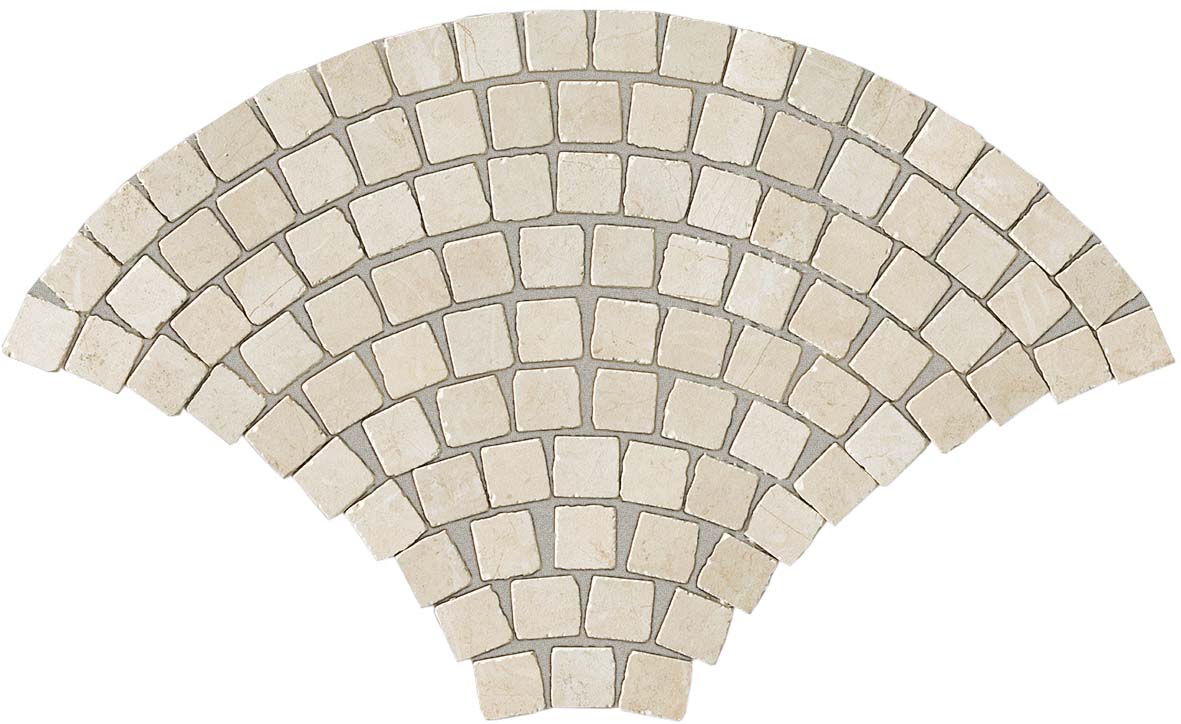 S.S S.S. Ivory Comet Mosaic 27x44