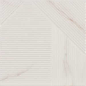 Stripes Mix Calacatta 25x25