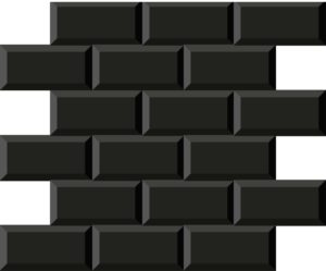 Mosaico Minimetro Negro 29,1x29,6