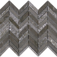 Victorian Chevron Brown 25,2x30,4x1