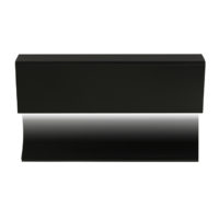 13x60x2500 Pro-Skirting Led Black Aluminum