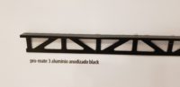 3x12,5x2500 Pro-Mate 3 Aluminium Anodizado Black Matt