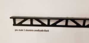 3x12,5x2500 Pro-Mate 3 Aluminium Anodizado Black Matt