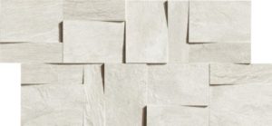 ARDOISE BLANC MOD.MURETTO 3D 30X30 (739368) 30x30 Неглазурованный керамогранит